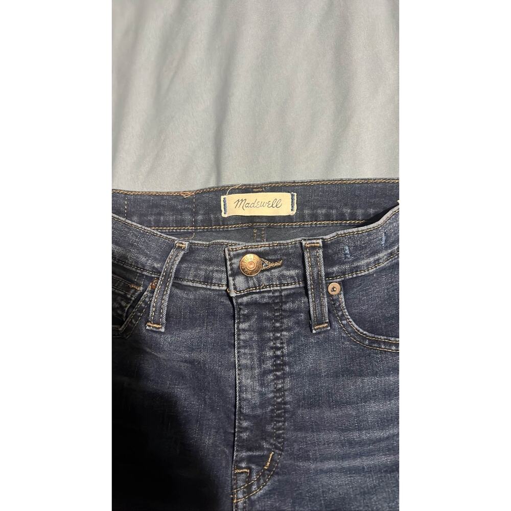 Madewell Jeans Womens Blue 10" Mid Rise Skinny Stretch Denim